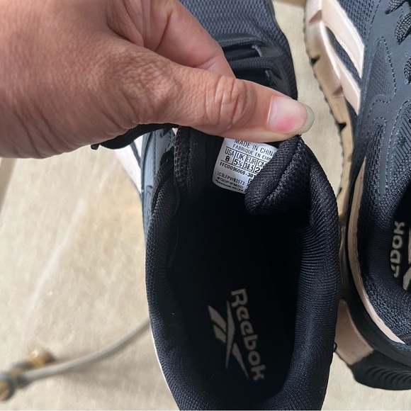 Reebok Black and Cream Athletic Shoes - Picture 6 of 7